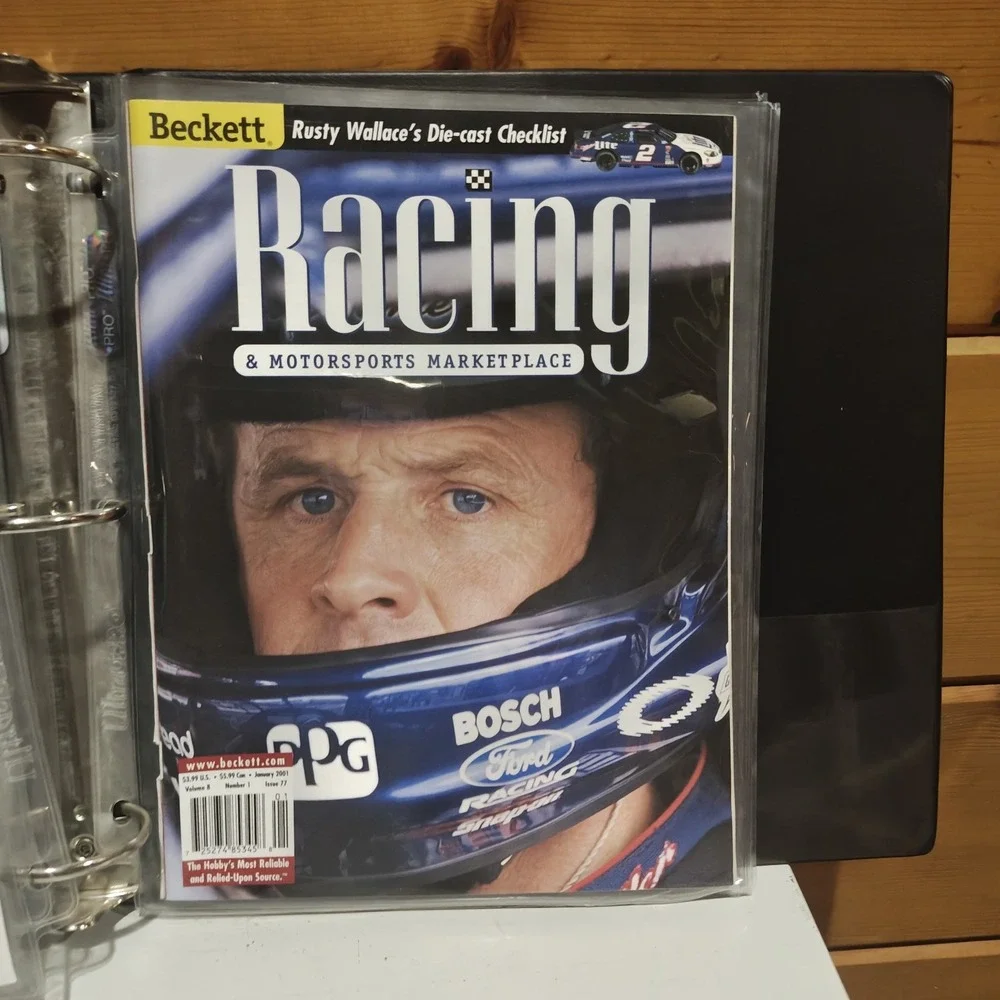 Vintage Beckett Racing Magazine January 2001 Near Mint Protective Sleeved